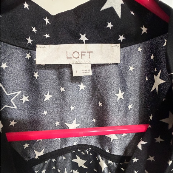 Black Star Print Blouse - Picture 4 of 8